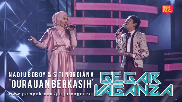 Naqiu Boboy & Siti Nurdiana - Gurauan Berkasih | Gegar Vaganza 2019 (Minggu 4)
