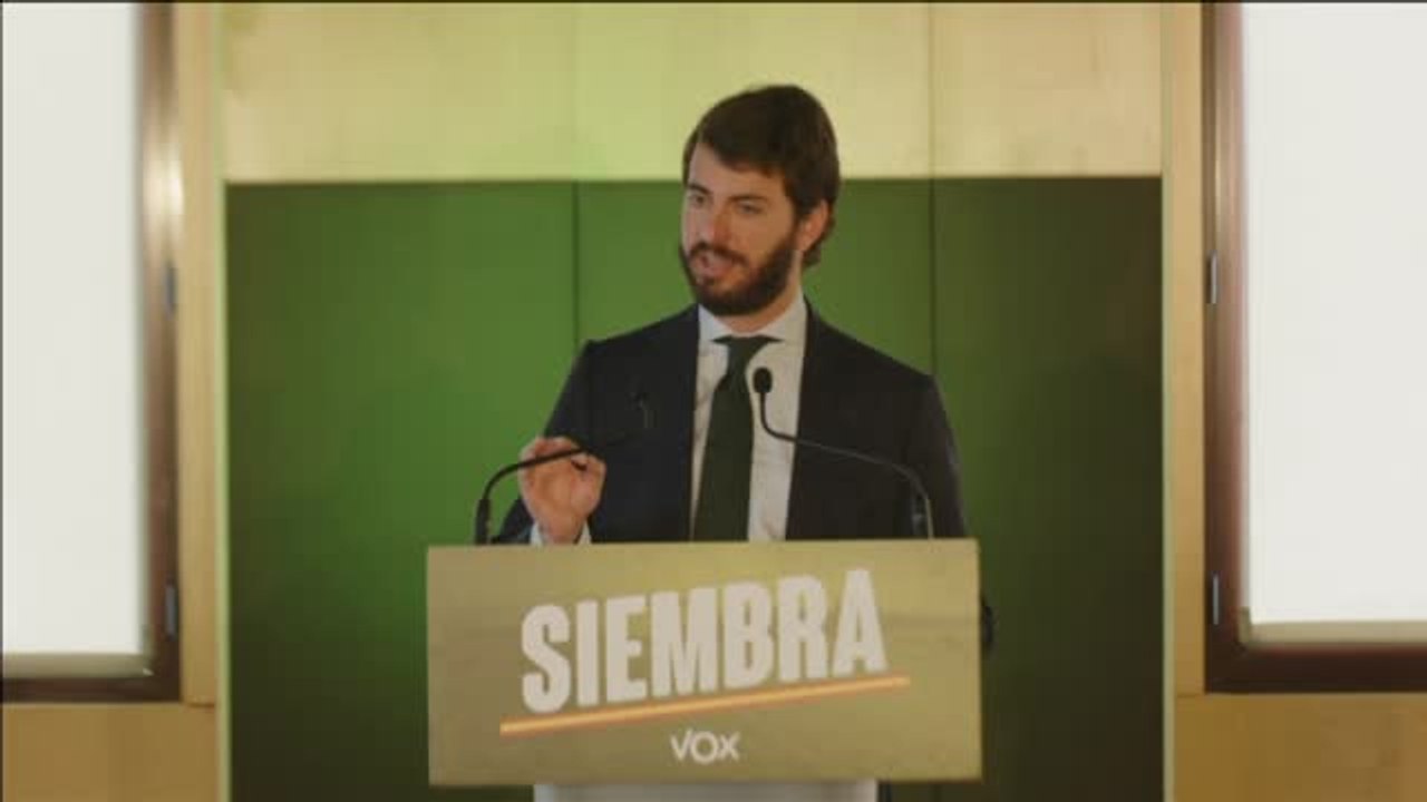García-Gallardo: "No vamos a abstenernos y vamos a hacer valer nuestros votos"