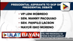 Apat na presidential candidates, hindi makakadalo sa presidential debate ng SMNI Network ni Pastor Quiboloy