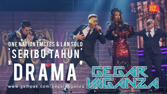 One Nation Emcees - Seribu Tahun & Drama | Gegar Vaganza 2019 (Minggu 10)