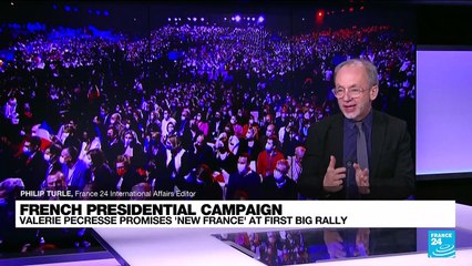French presidential campaign: Pecresse promises 'new france' at first big rally