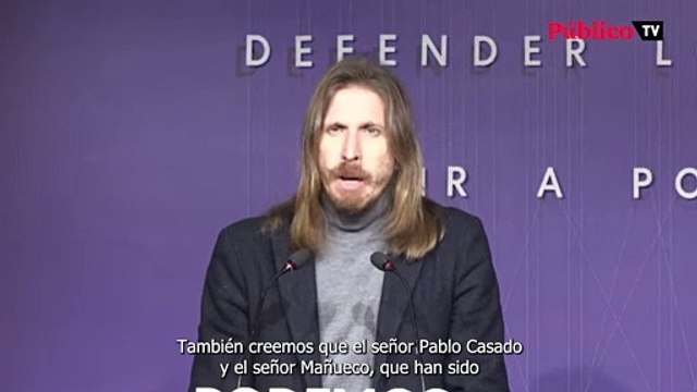 Pablo Fernández (Unidas Podemos): A la ultraderecha se le hace frente ampliando derechos