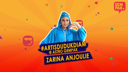 #ArtisDudukDiam bersama Zarina Anjoulie