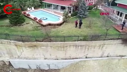 Büyükçekmece'deki milyonluk sitede 'yarık' paniği: Villalar kayıyor