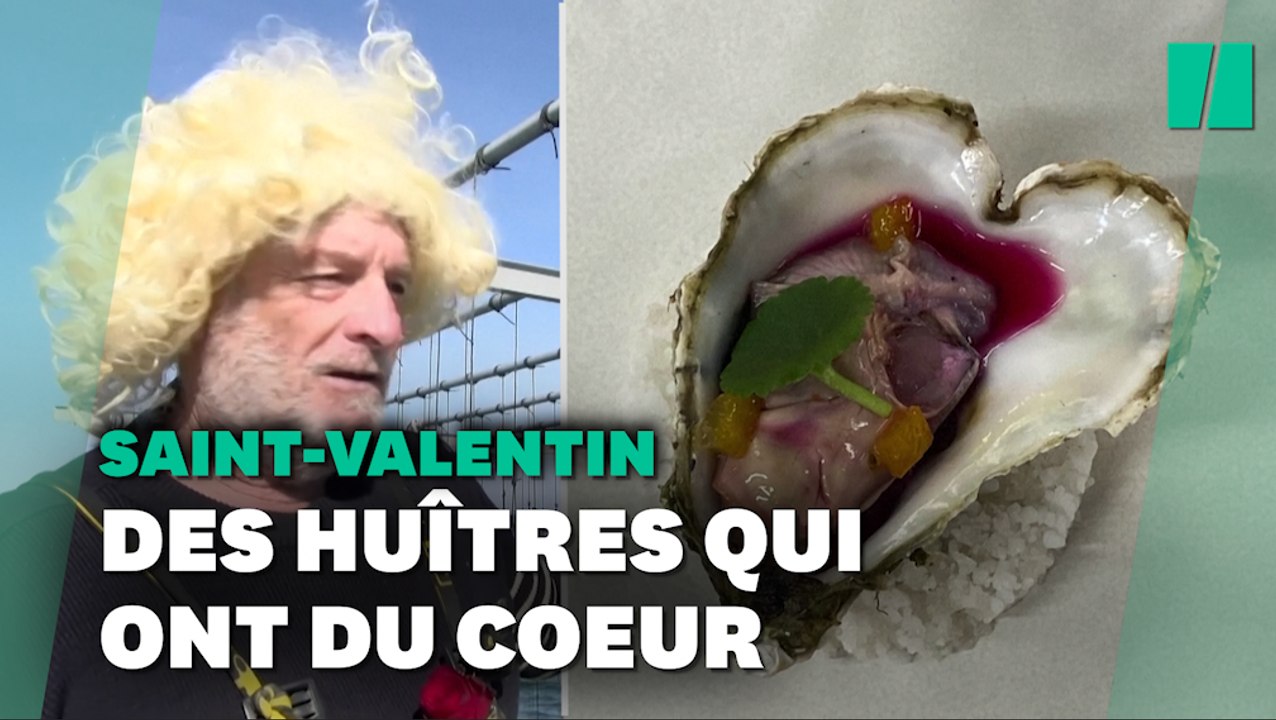 Pour la Saint-Valentin, ce restaurant étoilé vend des huÎtres en forme de coeur