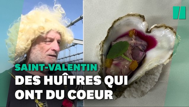 Pour la Saint-Valentin, ce restaurant étoilé vend des huÎtres en forme de coeur