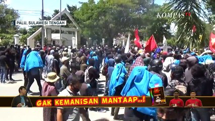 Mahasiswa dan Warga Demo Tuntut Cabut Izin Tambang di Parigi Moutong