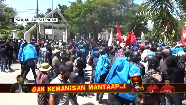Mahasiswa dan Warga Demo Tuntut Cabut Izin Tambang di Parigi Moutong