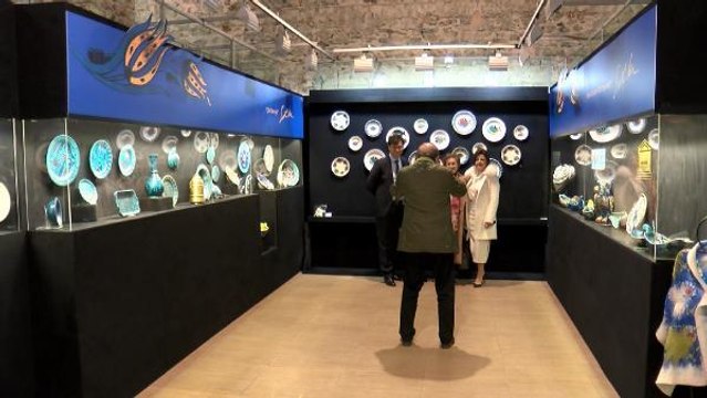 TBMM BAŞKANI ŞENTOP DOLMABAHÇE'DE SERGİ AÇILIŞINA KATILDI