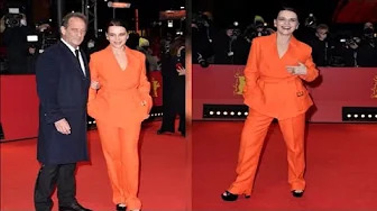 Juliette Binoche fait le show à la Berlinale  talons XXL et look fl@shy avec Vincent Lindon