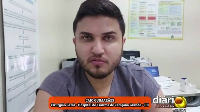 Médico cirurgião explica estado de saúde do cabo da PM baleado por meliantes na cidade de Patos