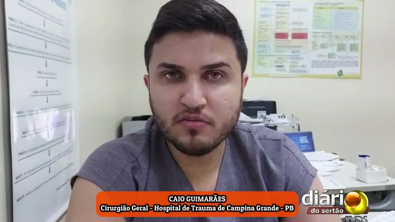 Médico cirurgião explica estado de saúde do cabo da PM baleado por meliantes na cidade de Patos