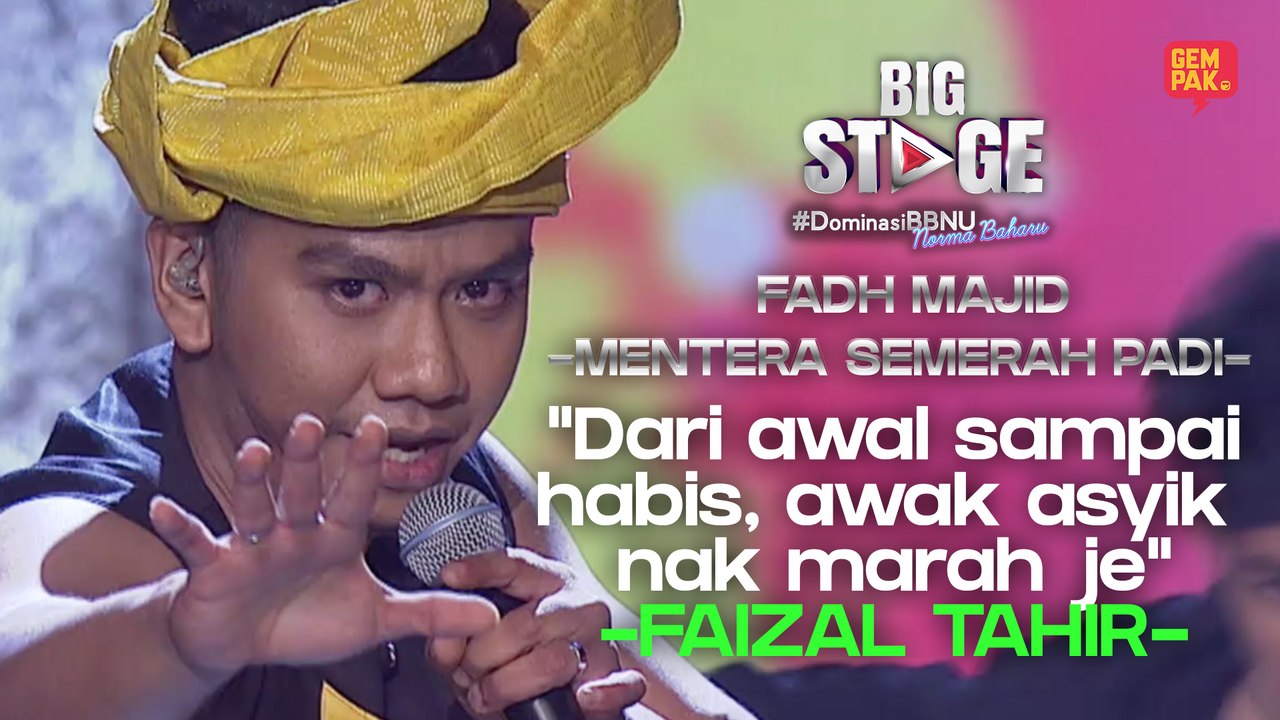 Fadh Majid - Mentera Semerah Padi | BIG STAGE 2020 Minggu 4