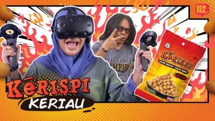 Kerispi Keriau - Mus & Ayu Damit Takut Main VR!