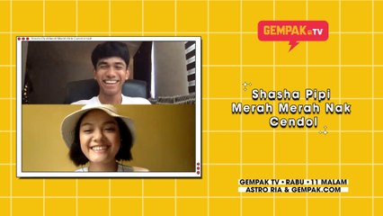 Shasha Pipi Merah Merah Nak Cendol | Gempak TV