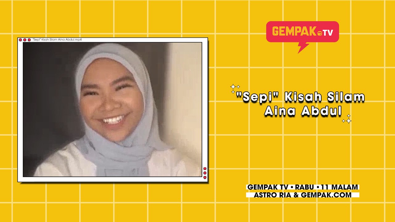 "Sepi" Kisah Silam Aina Abdul | Gempak TV | #EdisiDudukRumah