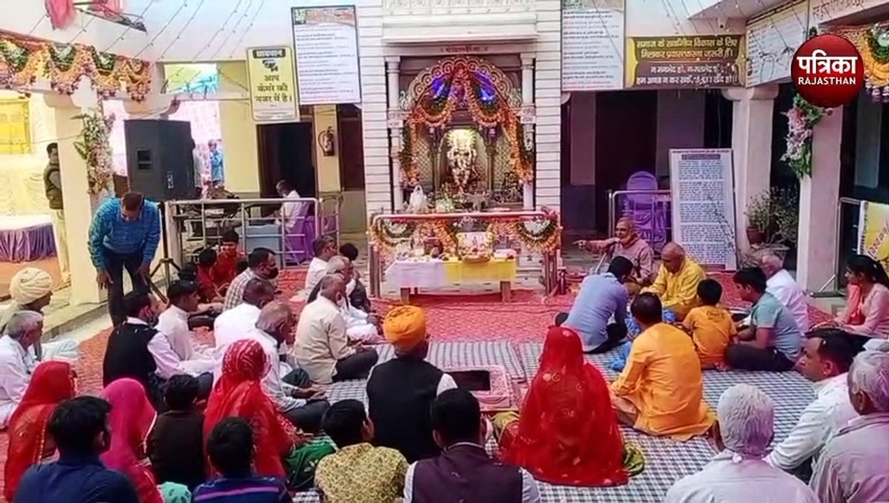 VIDEO : पाली में जांगिड़ समाज ने मनाई विश्वकर्मा जयंती