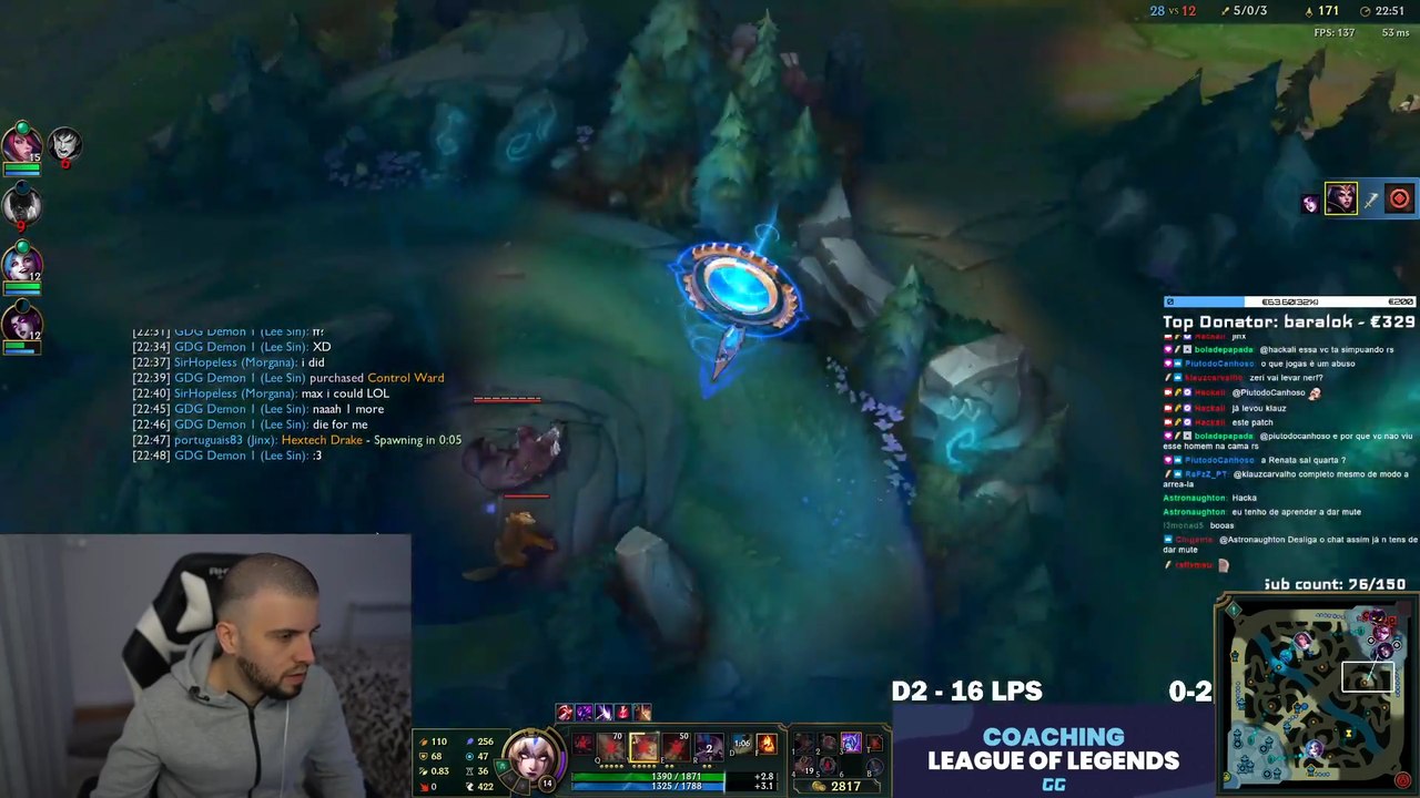 Leblanc con el portal Hextech es una total locura (League of Legends)