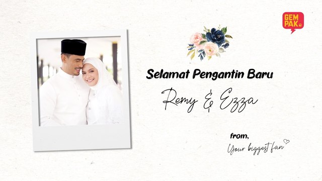 Remy & Ezza got hitched yesterday