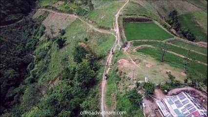 Vietnam's Amazing  Enduro Track In Moc Chau Hilltop, Son La province, Northwest Vietnam