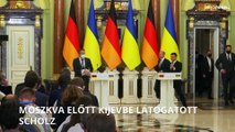 Scholz Moszkva előtt Kijevbe látogatott, ez az erős szolidaritás egyik jele
