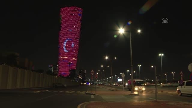 Son dakika: Cumhurbaşkanı Erdoğan'ın BAE ziyareti dolayısıyla, Abu Dabi'nin sembol binasına Türk bayrağı yansıtıldı