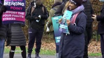 Staff at the University of Kent have begun the first day of three weeks of strike action