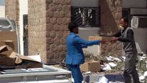 التحالف بقيادة السعودية يقصف محيط وزارة تابعة للحوثيين في صنعاء