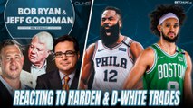 Can the 76ers Trust James Harden?   Celtics Win 8th Straight | Bob Ryan & Jeff Goodman Podcast