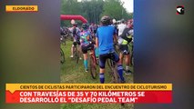 Cientos de ciclistas participaron del encuentro de Cicloturismo