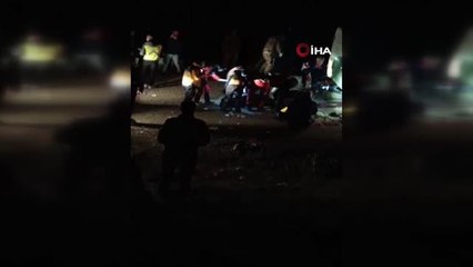 İşçileri taşıyan minibüs şarampole yuvarlandı: 1 ölü, 6 yaralı