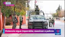Imparable la violencia en Zacatecas; asesinan a mujer policía