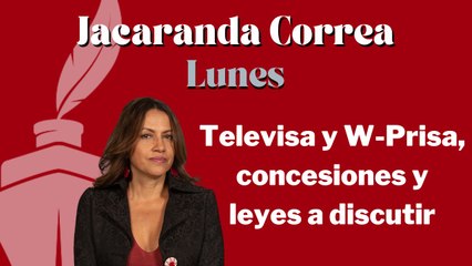 Televisa y W-Prisa, concesiones y leyes a discutir: Jacaranda Correa
