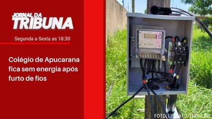 Colégio de Apucarana fica sem energia após furto de fios