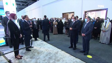 فخورين بثقة ودعم القيادة السياسية لنا.. إحدى الشباب المشاركين في معرض "إيجبس 2022" للرئيس السيسي