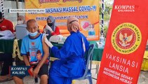 Lansia 70 Tahun Antusias Ikut Vaksin Booster, BIN Kalsel Targetkan 6000 Dosis untuk Kota Banjarmasin