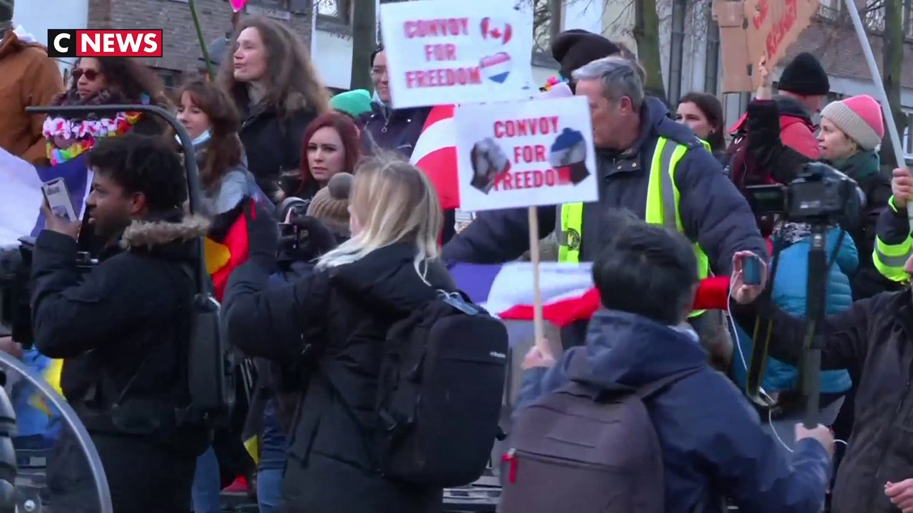 Le «convoi de la liberté» en route vers Bruxelles