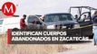 Cuerpos hallados en camioneta en Zacatecas son de jóvenes desaparecidos, informa fiscalía