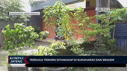 Terduga Teroris Ditangkap di Sukoharjo dan Sragen