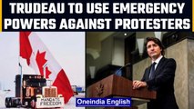 Freedom Convoy Protest in Canada enters 3rd week, PM Trudeau can use emergency powers |Oneindia News