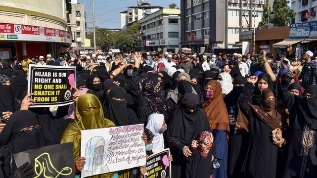 BJP calls Karnataka hijab row staged; Congress MLA defiant on rape-hijab analogy; more