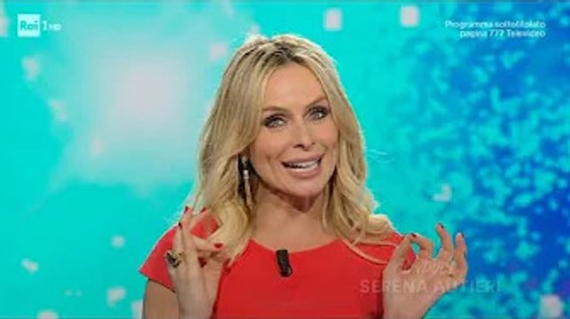 Serena Autieri tornata in onda oggi con Dedicato dopo lo stop per i funerali di Monica Vitti E' fina