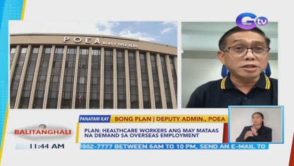 Panayam kay POEA Deputy Administrator Bong Plan (February 15, 2022) | BT