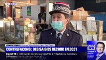 Contrefaçons: les douanes ont réalisé un nombre de saisies record en 2021