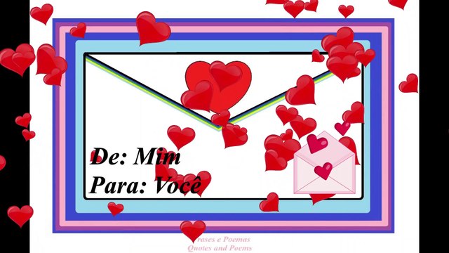 Eu te mando essa carta de amor, meu coração te ama bebê, amor da minha vida! [Frases e Poemas]