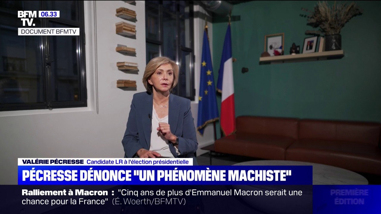 Critiquée après son premier meeting, Valérie Pécresse dénonce "un phénomène machiste" sur BFMTV
