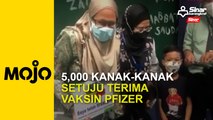 5,000 kanak-kanak setuju terima vaksin Pfizer