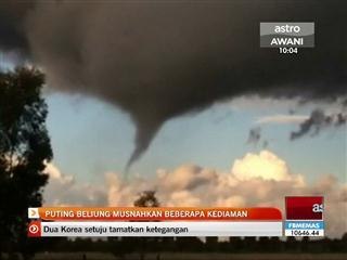 Puting beliung musnahkan beberapa kediaman