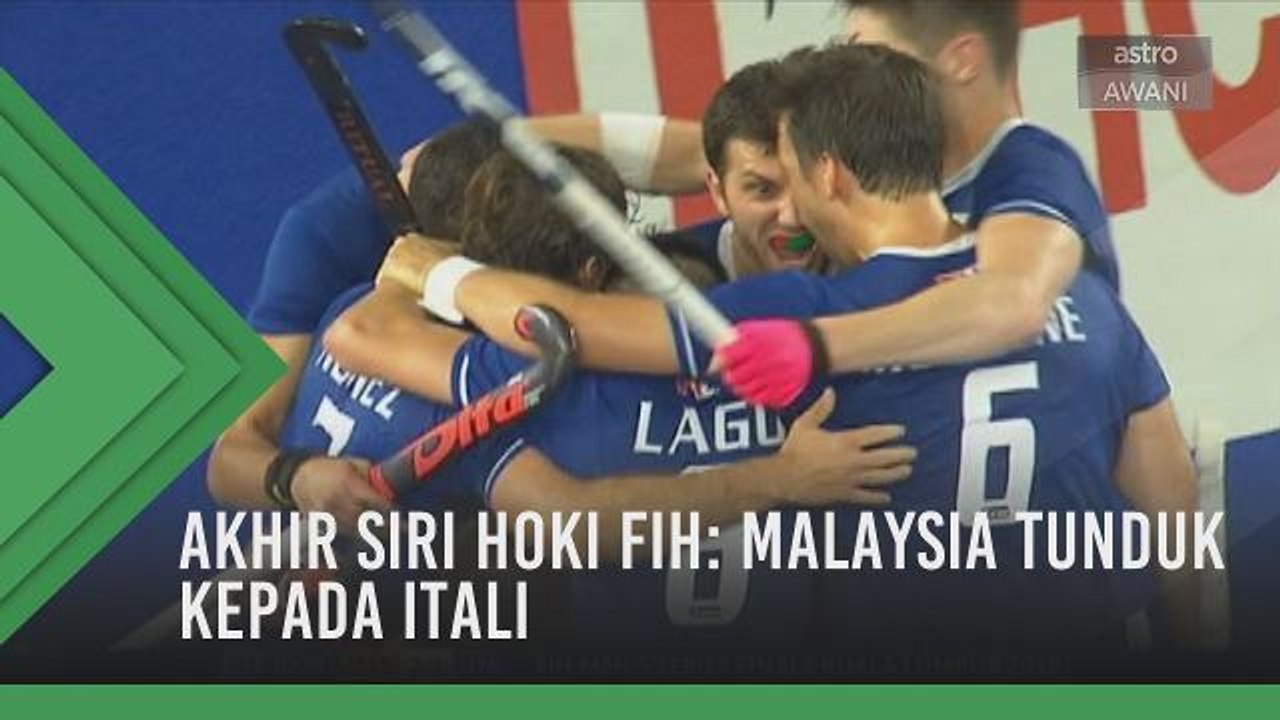 Akhir Siri Hoki FIH: Malaysia tunduk kepada Itali