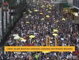 Lebih 20,000 bantah undang-undang ekstradisi baharu